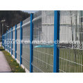 Curved Industrial Fence PVC Coated Welded Wire Mesh Panel